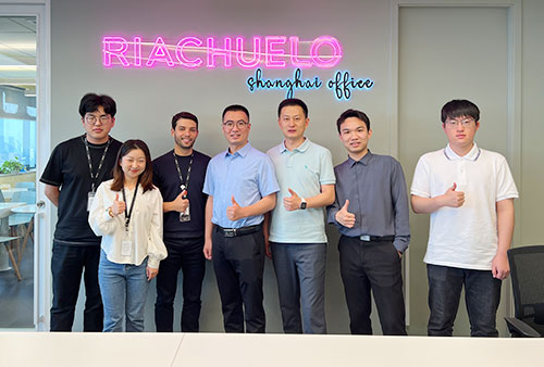 尊龙凯时科技与赫尔史威尔洛eHR系统项目组成员会后合影