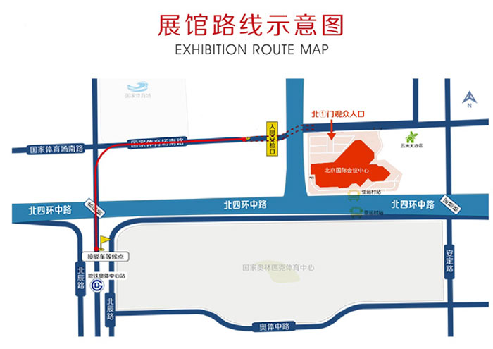 ALL IN 2023人力资源效劳展地图示意